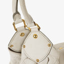 Louis Vuitton Mahina XL Leather White Monogram Shoulder Bag