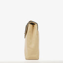 Chanel Bi-Color Black/Beige Quilted Lambskin Flap Bag
