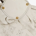 Louis Vuitton Mahina XL Leather White Monogram Shoulder Bag