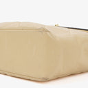 Chanel Bi-Color Black/Beige Quilted Lambskin Flap Bag