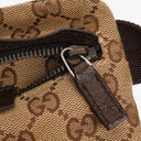 Gucci GG Beige/Brown Monogram Canvas Belt Bag