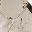 Louis Vuitton Mahina XL Leather White Monogram Shoulder Bag