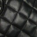 Chanel Vintage Camera Tassel Bag CC Front Pocket Black Quilted Lambskin