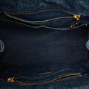 Prada Avio Denim Logo Tote Bag