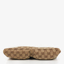 Gucci GG Beige/Brown Monogram Canvas Belt Bag