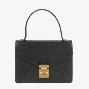 Louis Vuitton Concorde Black EPI Leather Bag