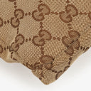 Gucci GG Beige/Brown Monogram Canvas Belt Bag
