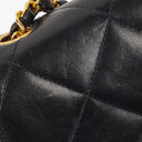 Chanel Bi-Color Black/Beige Quilted Lambskin Flap Bag