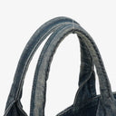 Prada Avio Denim Logo Tote Bag