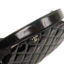 Chanel Vintage Handtag Svart Quilted Lammnappa Kelly-stil, 1996-1997