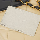Chanel Bi-Color Black/Beige Quilted Lambskin Flap Bag