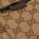 Gucci GG Beige/Brown Monogram Canvas Belt Bag