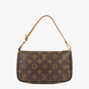 Louis Vuitton Pochette Accessoires Monogram Canvas Clutch Handbag
