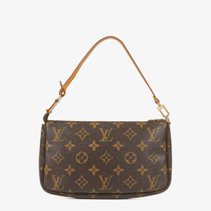 Louis Vuitton Pochette Accessoires Monogram Canvas Clutch Handbag