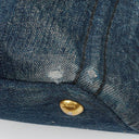 Prada Avio Denim Logo Tote Bag