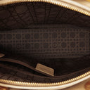 Christian Dior Lady Dior Beige Cannage Quilted Leather Bag