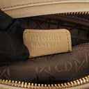 Christian Dior Lady Dior Beige Cannage Quilted Leather Bag