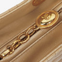 Christian Dior Lady Dior Beige Cannage Quilted Leather Bag