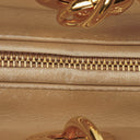 Christian Dior Lady Dior Beige Cannage Quilted Leather Bag