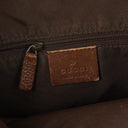 Gucci Bamboo Top Handle GG Canvas Brown/Biege Hobo Bag