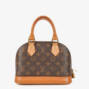 Louis Vuitton Alma BB Monogram Canvas Handbag