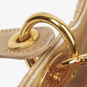 Christian Dior Lady Dior Beige Cannage Quilted Leather Bag