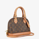 Louis Vuitton Alma BB Monogram Canvas Handbag