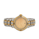 Gucci 9040M Round Stainless Steel Case With Gold-Tone Accents Watch