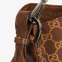 Gucci Bamboo Top Handle GG Canvas Brown/Biege Hobo Bag