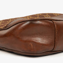 Gucci Bamboo Top Handle GG Canvas Brown/Biege Hobo Bag