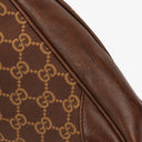 Gucci Bamboo Top Handle GG Canvas Brown/Biege Hobo Bag