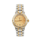 Gucci 9040M Round Stainless Steel Case With Gold-Tone Accents Watch