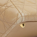 Christian Dior Lady Dior Beige Cannage Quilted Leather Bag