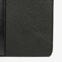 Louis Vuitton Lozan Black Taiga Leather Briefcase Bag
