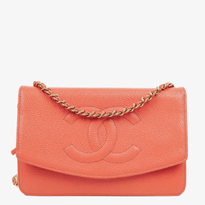 Chanel Timeless Wallet on Chain Caviar Leather WOC