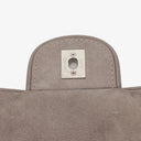 Chanel Taupe/Grey Nubuck Ultimate Stitch Accordion Flap Bag