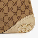 Sac hobo Gucci New Britt monogramme blanc cassé