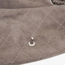 Chanel Taupe/Grey Nubuck Ultimate Stitch Accordion Flap Bag