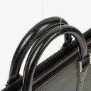 Louis Vuitton Lozan Black Taiga Leather Briefcase Bag
