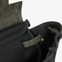 Hermes Herbag Noir Canvas Vache Hunter MM 2 In 1 Bag