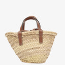 Celine Classic Panier Triomphe Neutral/Brown Raffia Basket Bag