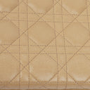 Christian Dior Lady Dior Beige Cannage Quilted Leather Bag
