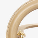 Christian Dior Lady Dior Beige Cannage Quilted Leather Bag