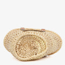 Celine Classic Panier Triomphe Neutral/Brown Raffia Basket Bag