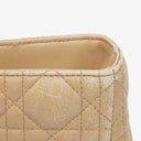 Christian Dior Lady Dior Beige Cannage Quilted Leather Bag