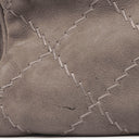 Chanel Taupe/Grey Nubuck Ultimate Stitch Accordion Flap Bag