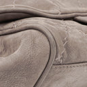 Chanel Taupe/Grey Nubuck Ultimate Stitch Accordion Flap Bag