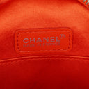 Chanel Red Nylon Round Travel Pouch