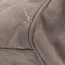 Chanel Taupe/Grey Nubuck Ultimate Stitch Accordion Flap Bag