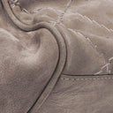 Chanel Taupe/Grey Nubuck Ultimate Stitch Accordion Flap Bag